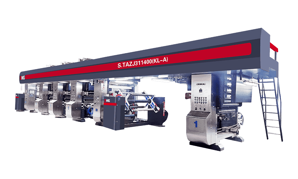 S.TAZJ411400(KL-A)装饰纸中高速电子轴凹版印刷机